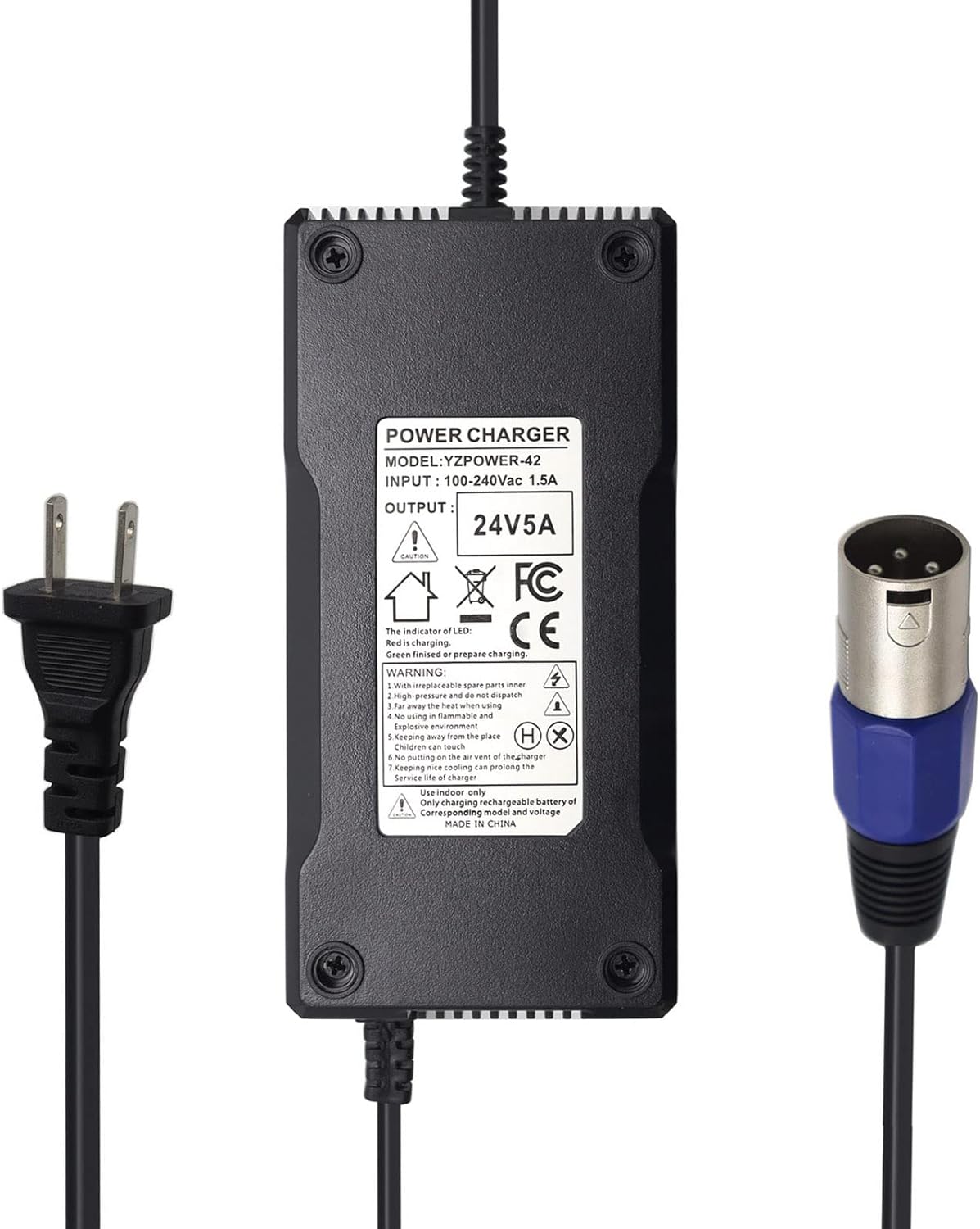 *Brand NEW* EA1065 S150 180 X-CEL, Jazzy 1107 614HD Smart Automatic 24V 5A Battery Charger